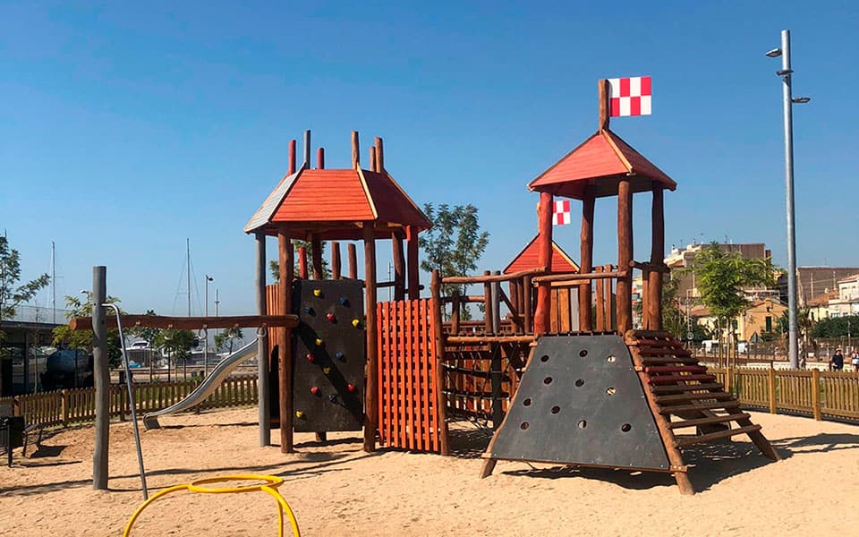 instalación de elementos de seguridad en parques infantiles