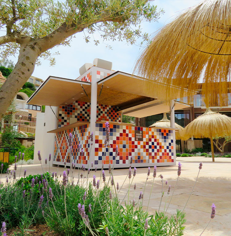 Módulo que se encuentra dentro del complejo turístico de San Miguel de Ibiza